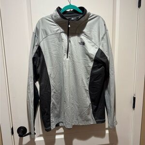The North Face Men's Silver and Black Performance Jacket